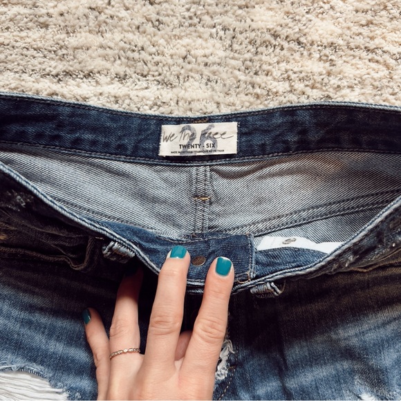 We The Free Denim and Charcoal Jean Shorts - Picture 7 of 13